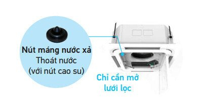 Máy lạnh Daikin FCC125AV1V âm trần 5 HP 42000 Btu 3 pha