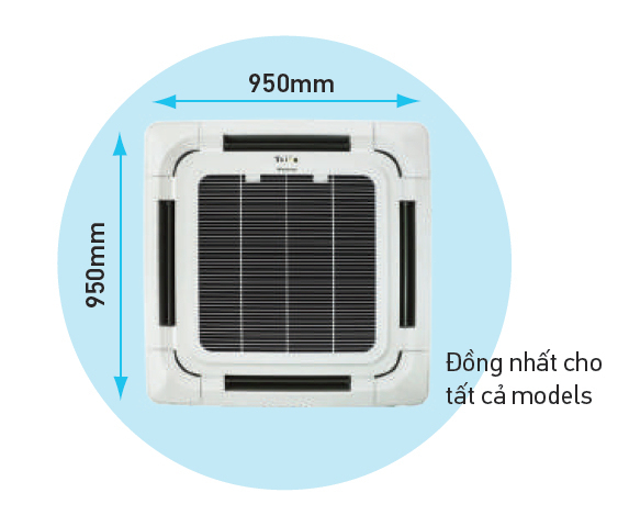 Máy lạnh Daikin FCC60AV1V âm trần 2.5 HP 24000 Btu