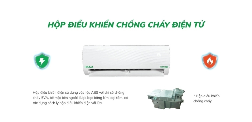 Máy lạnh Hikawa HI-VC10A treo tường 1 HP 9000 Btu inverter